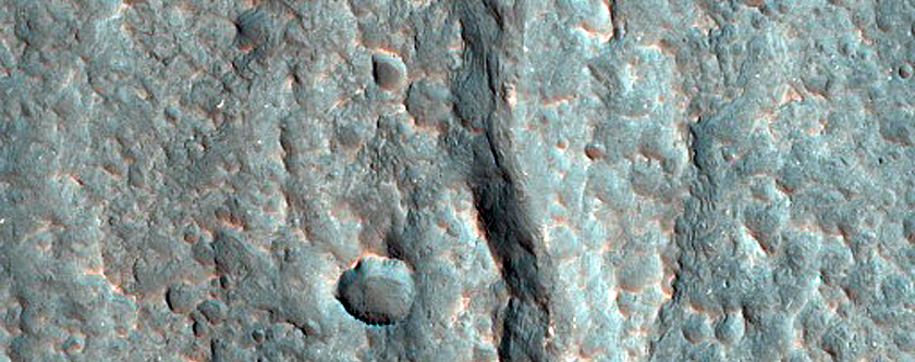 Alluvial Fan in Melas Chasma