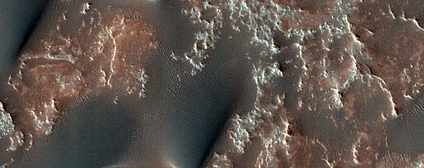Dune Field in Baldet Crater