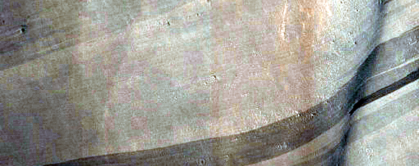 Slope Streaks in Crater