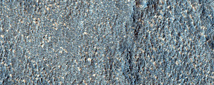Ridges in Promethei Terra