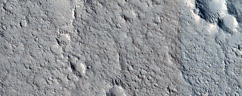 Candidate Recent Impact Site
