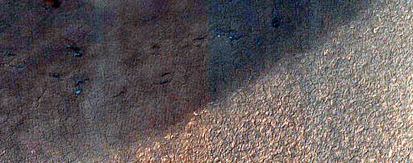 Border of Southern Outlier Polar Deposit