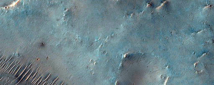 Channels in Huygens Crater