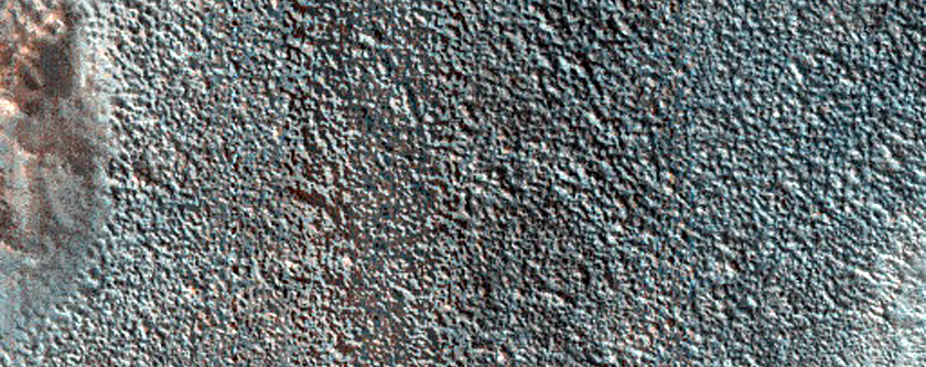 Terrain Difference outside Crater