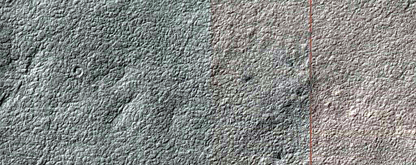 Sinuous Ridge in Dorsa Argentea Formation