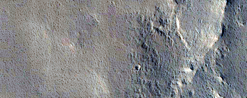 Thin Layers near Gill Crater