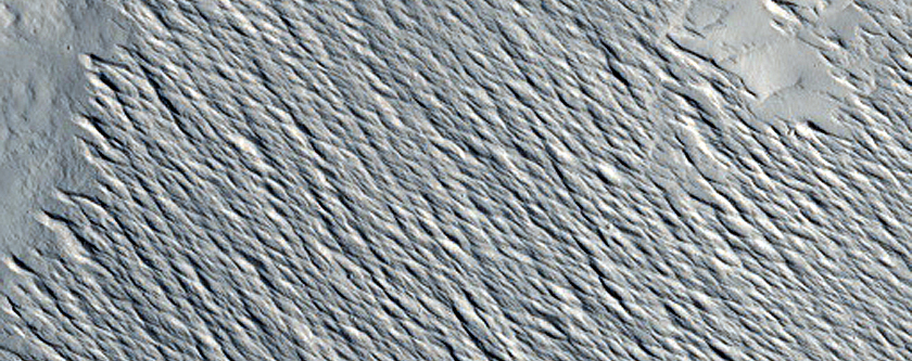 Central Peak in Crater