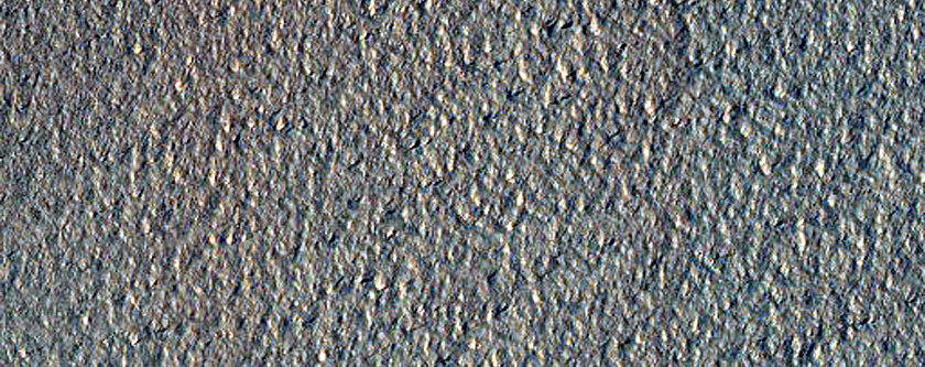 Ice-Exposing Scarp in Southern Hemisphere