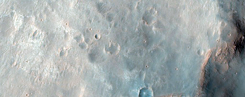 Channel on Floor of Holden Crater