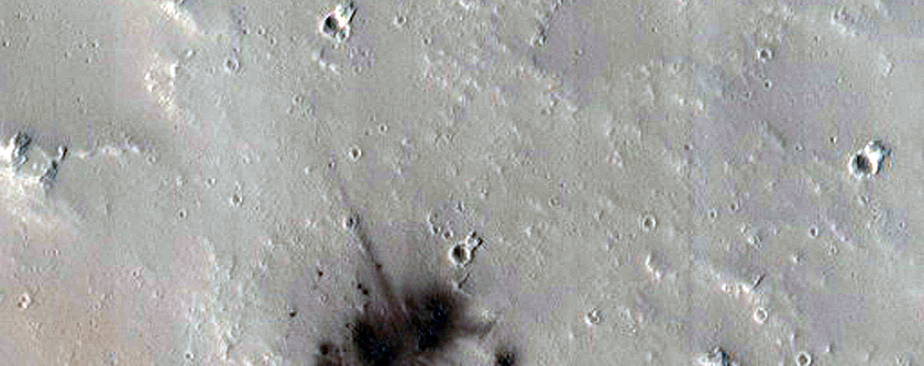 Candidate Recent Impact Site