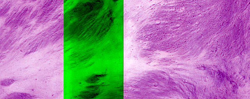 Central Pit of Impact Crater in Arabia Terra