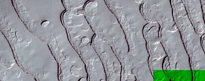 South Polar Residual Cap Site
