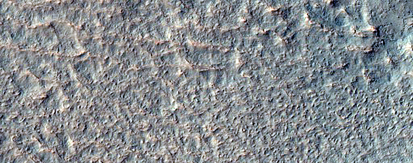 Terrain West of Very Crater