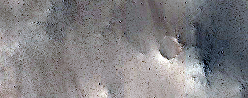 Candidate Recent Impact Site