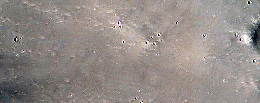 Candidate Recent Impact Site