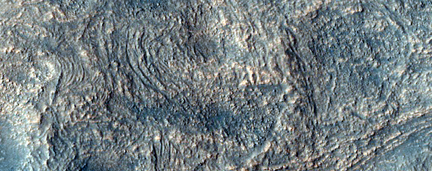 Bedding in Hellas Planitia