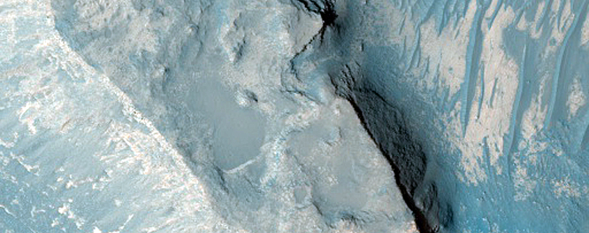 Layered Bedrock and Bedforms in Flaugergues Crater