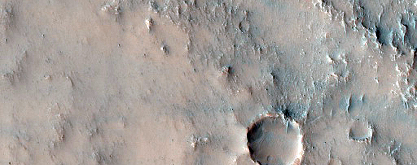 Inverted Channel in Noachis Terra