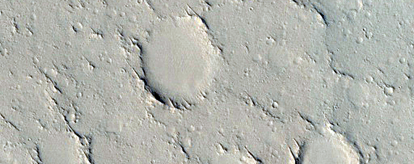 Candidate Recent Impact Site