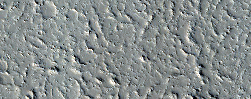 Pit in Tharsis Region