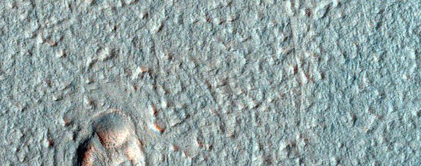 Floor of Helmholtz Crater