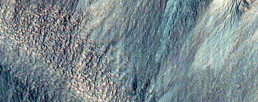 Hale Crater Gullies Seen in MOC Image R0700653