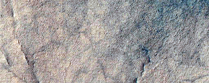 Crater with Active Slopes