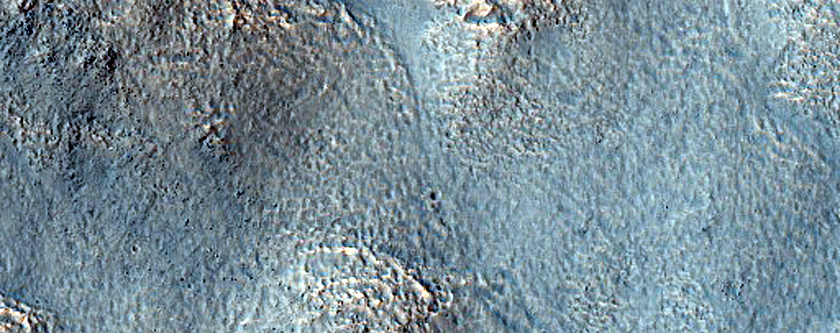 Landforms in and near Cruls Crater