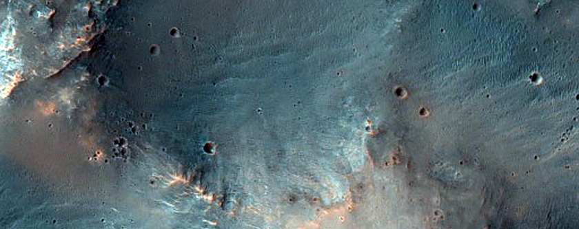Mafic Minerals on Northern Terra Cimmeria Crater Floor