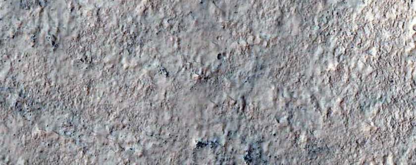 Terrain South of Bjerknes Crater
