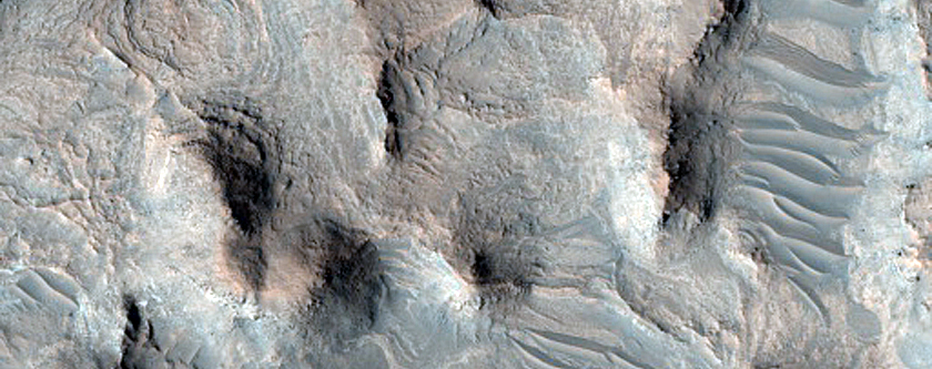 Phyllosilicate-Rich Terrain in Libya Montes 