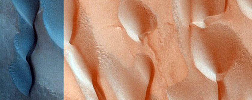 Dune Monitoring in Bamberg Crater