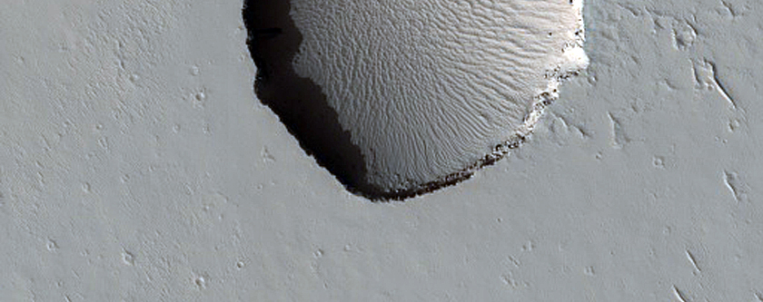 Candidate Recent Impact Site