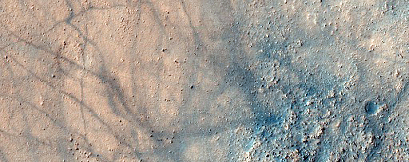 Terrain West of Very Crater