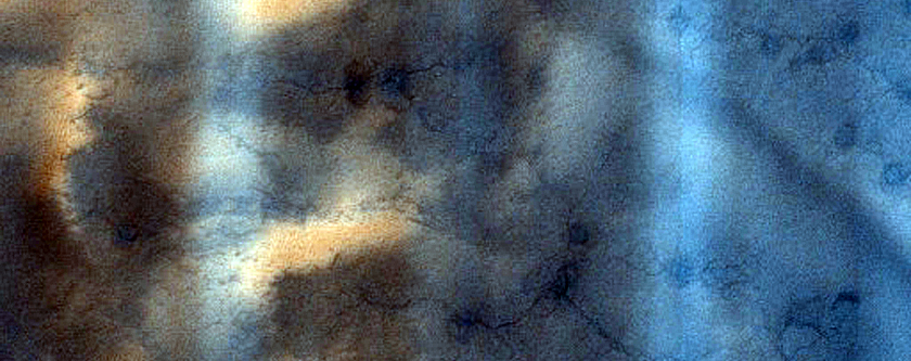 Dunefield near Jeans Crater