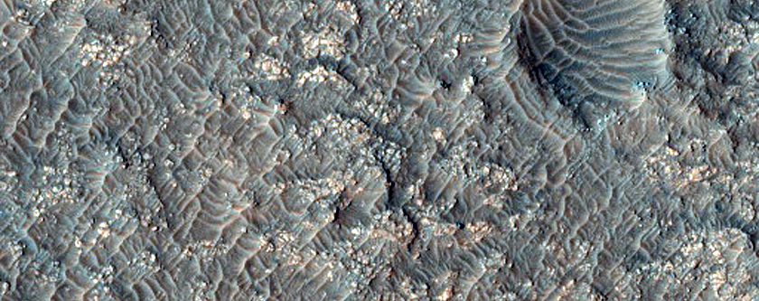 Possibly Olivine-Rich Plains of Terra Cimmeria