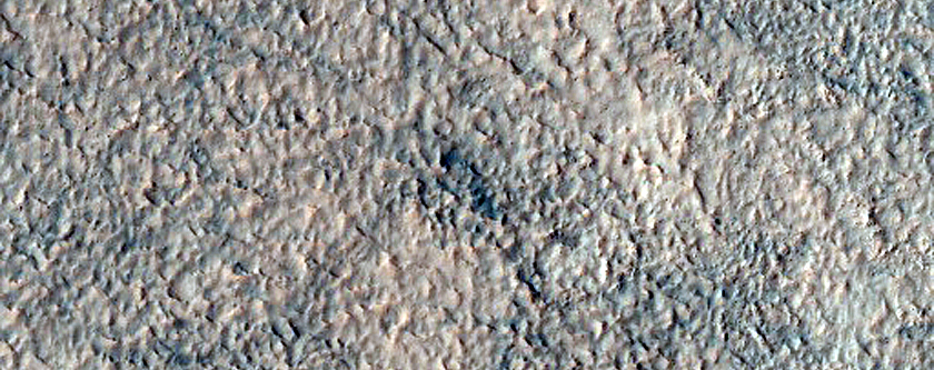 Terrain North of Very Crater