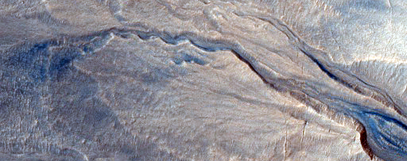 Monitor Slopes in Hellas Planitia