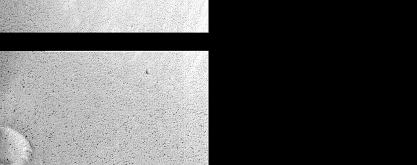 Frost Survey in Steep and Fresh-Looking Crater
