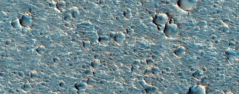 Layering North of Oxia Planum