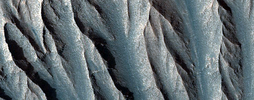 Monitor Slopes in Hebes Chasma