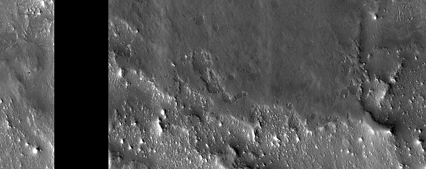 Northern Rim of Antoniadi Crater