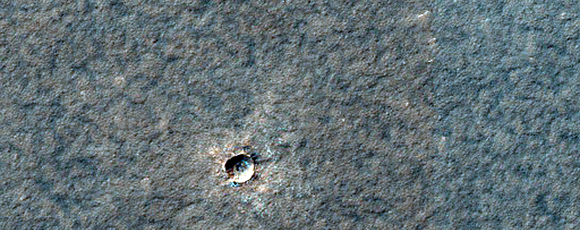 Recent Impact Site in South Polar Layered Deposits