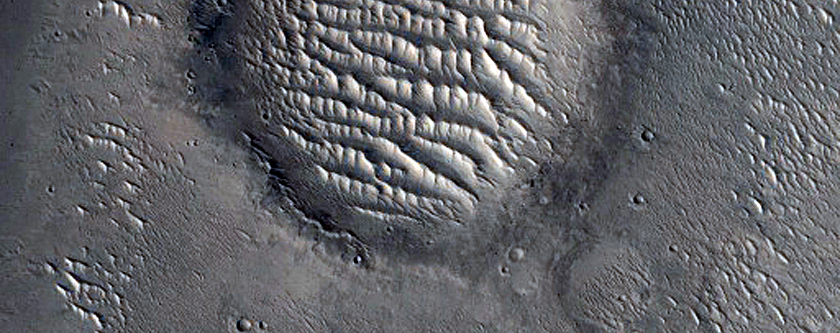 Channel West of Licus Vallis