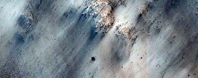 Crater Pair South of Candor Chasma