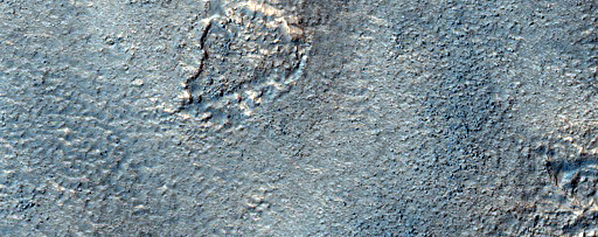 Branched Channel System near Copernicus Crater