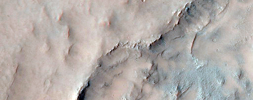 Inverted Channel in Noachis Terra