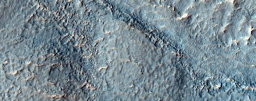 Terrain North of Very Crater