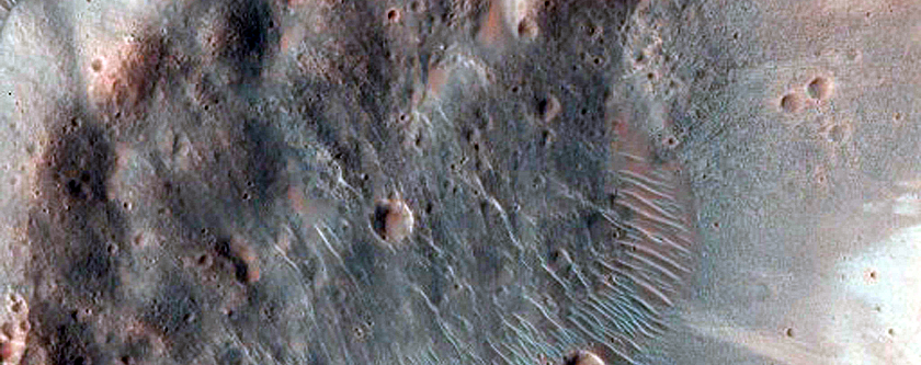 Thin and Steep South Facing Gullies with No Mantling
