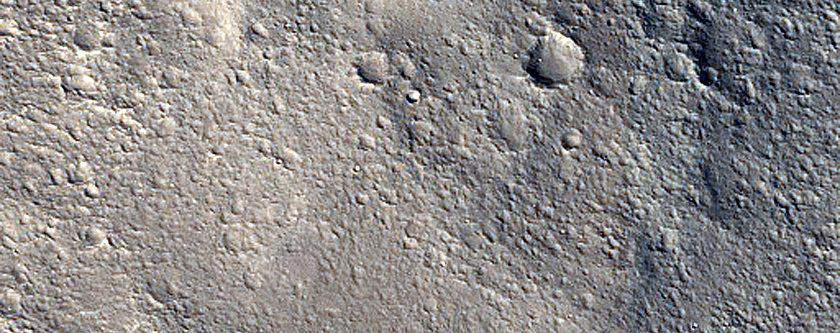 Raised Feature in Amenthes Region